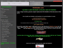 Tablet Screenshot of kitebladder.com